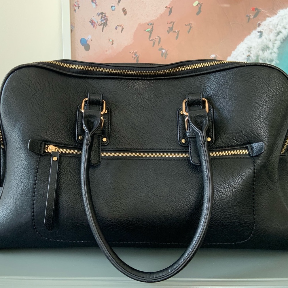 Vegan leather weekender